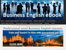 Tablet Screenshot of businessenglishebook.com